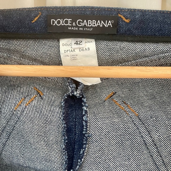 Dolce &Gabbana butterfly vintage low rise jeans - Picture 11 of 11